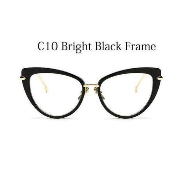 Planet Gates C10 Black Frame eye glasses frames for women cat eye Glasses frame clear lens Women eyeglasses frames vintage transparent eyewear glasses TR90