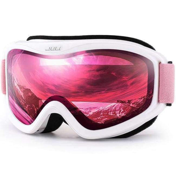 Planet Gates C10 VERMILLION PINK / China Ski Goggles,Winter Snow Sports Snowboard with Anti-fog Double Lens ski mask glasses skiing men women snow snowboard goggles