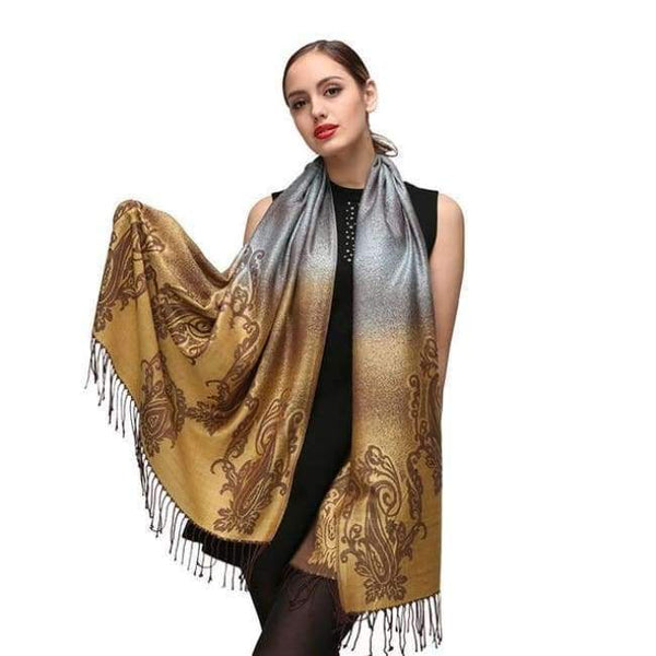 Planet Gates C11 / 180x70cm Winter Scarf Women Silver pashmina Jacquard Wraps shawl Echarpes Femme Long scarves pashmina cachecol feminino inverno