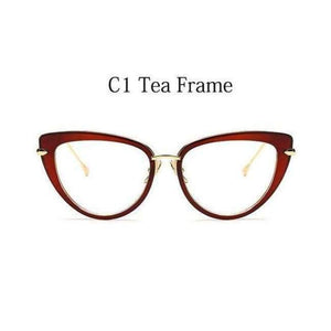 Planet Gates C11 Tea Frame eye glasses frames for women cat eye Glasses frame clear lens Women eyeglasses frames vintage transparent eyewear glasses TR90