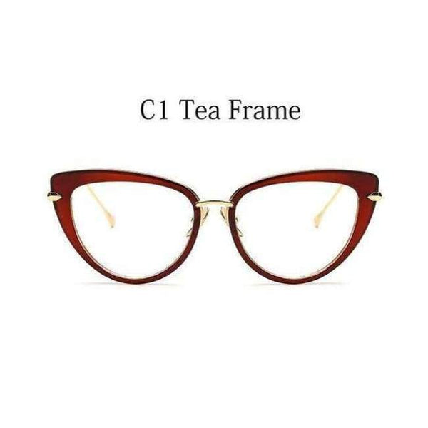 Planet Gates C11 Tea Frame eye glasses frames for women cat eye Glasses frame clear lens Women eyeglasses frames vintage transparent eyewear glasses TR90