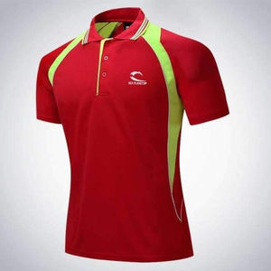 Planet Gates C11 / XL Tennis clothing male Run jogging Outdoor sports workout badminton Quick-dry t shirt Short Sleeve Table tennis polo clothes