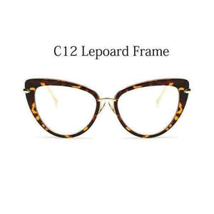Planet Gates C12  Leopard  Frame eye glasses frames for women cat eye Glasses frame clear lens Women eyeglasses frames vintage transparent eyewear glasses TR90