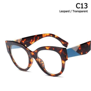 Planet Gates C13 JackJad 2018 Fashion Women Vintage Cat Eye Style Plain Glasses Classic Brand Design Eyewear Frame Glasses Oculos De Grau 92161