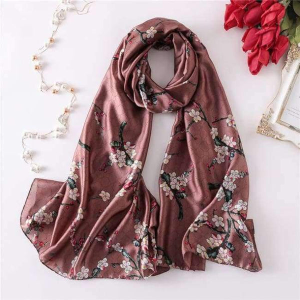 Summer women scarves soft long print silk scarves lady shawl and wrap designer pashmina bandana beach stoles hijab