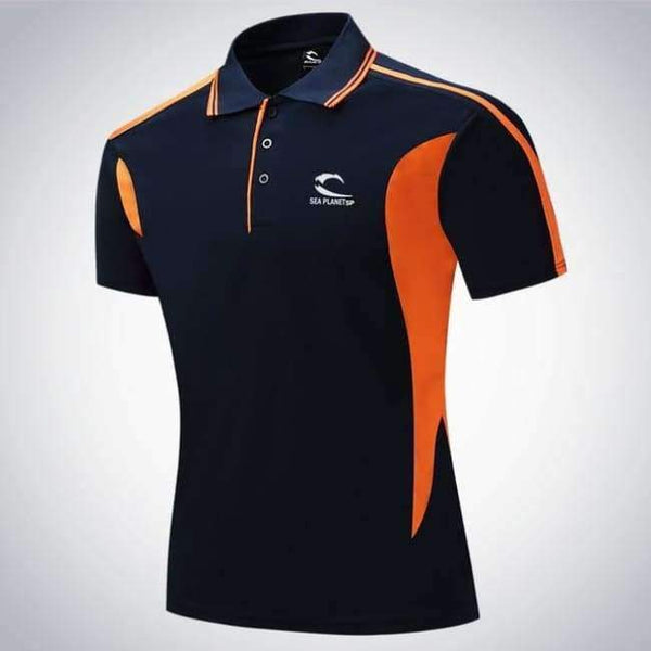 Planet Gates C14 / XL Tennis clothing male Run jogging Outdoor sports workout badminton Quick-dry t shirt Short Sleeve Table tennis polo clothes