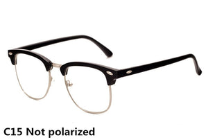 Planet Gates C15 / Polarized Classic Polarized Brand Designer Sunglasses Men Women Retro  High Quality Sun Glasses Rivet Female Male Fashion Mirror Sunglass