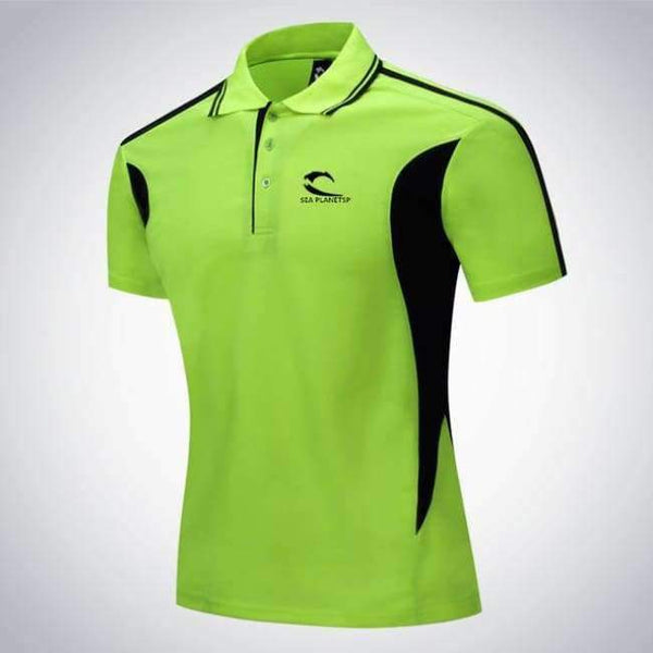 Planet Gates C16 / XL Tennis clothing male Run jogging Outdoor sports workout badminton Quick-dry t shirt Short Sleeve Table tennis polo clothes