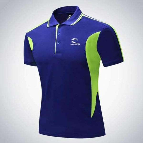 Planet Gates C17 / XL Tennis clothing male Run jogging Outdoor sports workout badminton Quick-dry t shirt Short Sleeve Table tennis polo clothes