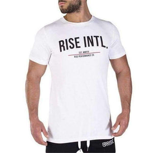 Planet Gates C18 / S Cotton T-shirt Gym Fitness Bodybuilding Workout Training Slim O-Neck T-shirts Male Tee Tops Brand Clothing