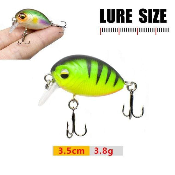 Planet Gates C184C Fishing Lure 3cm 1.8g   Crankbaits 1pcs Micro Hard Pesca Artificial Baits Mini Lure Minnow for Pike Bass Trout