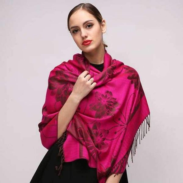 Planet Gates C19 / 180x70cm Winter Scarf Women Silver pashmina Jacquard Wraps shawl Echarpes Femme Long scarves pashmina cachecol feminino inverno