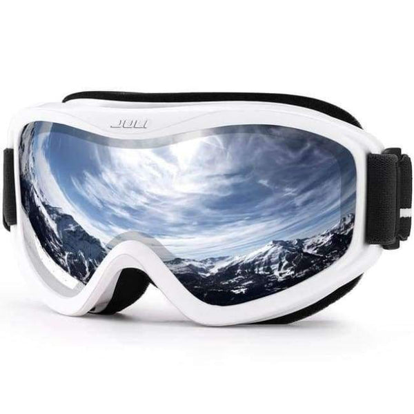 Planet Gates C19 WHITE SILVER / China Ski Goggles,Winter Snow Sports Snowboard with Anti-fog Double Lens ski mask glasses skiing men women snow snowboard goggles