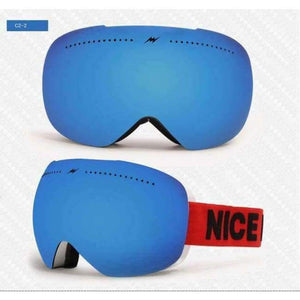 Planet Gates C2-2 2017 New Winter Ski Goggles Double Lens UV400 Anti-fog Big Ski Mask Glasses Skiing Men Women Snow Snowboard Eyewear Large Brands