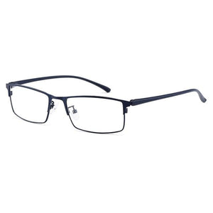 Planet Gates C2 Dark Blue Optical Men Titanium Alloy Eyeglasses Frame for Men Eyewear Flexible Temple Legs IP Electroplating Alloy Material Y2529