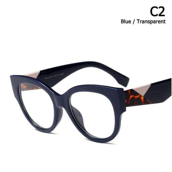 Planet Gates C2 JackJad 2018 Fashion Women Vintage Cat Eye Style Plain Glasses Classic Brand Design Eyewear Frame Glasses Oculos De Grau 92161