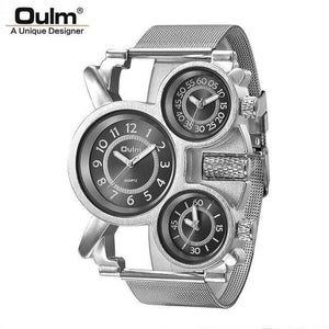 Planet Gates C2 Men's Watches Casual Quartz Watch Men Three Dial Outdoor Sports Leather Watch relogio masculino