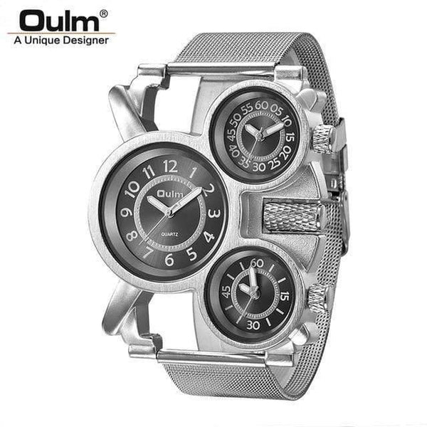 Planet Gates C2 Men's Watches Casual Quartz Watch Men Three Dial Outdoor Sports Leather Watch relogio masculino