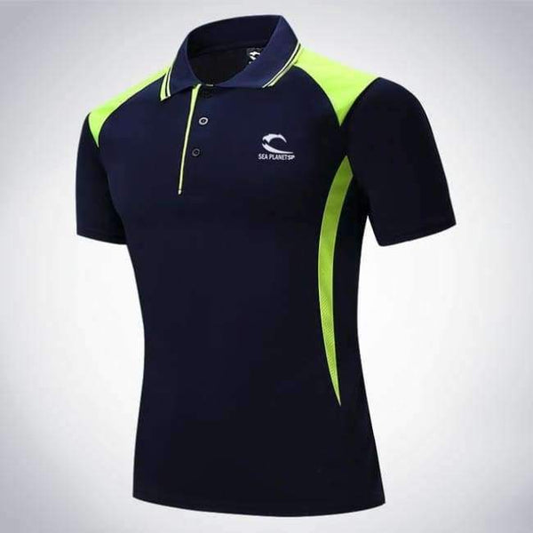 Planet Gates C2 / XL Tennis clothing male Run jogging Outdoor sports workout badminton Quick-dry t shirt Short Sleeve Table tennis polo clothes