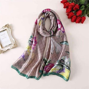 Summer women scarves soft long print silk scarves lady shawl and wrap designer pashmina bandana beach stoles hijab