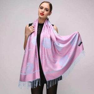 Planet Gates C25 / 180x70cm Winter Scarf Women Silver pashmina Jacquard Wraps shawl Echarpes Femme Long scarves pashmina cachecol feminino inverno