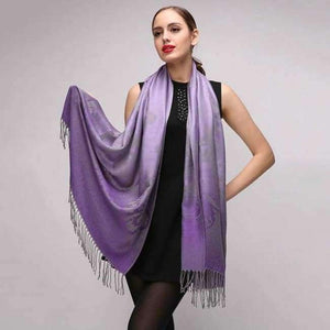 Planet Gates C29 / 180x70cm Winter Scarf Women Silver pashmina Jacquard Wraps shawl Echarpes Femme Long scarves pashmina cachecol feminino inverno