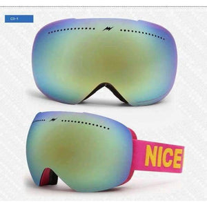 Planet Gates C3-1 2017 New Winter Ski Goggles Double Lens UV400 Anti-fog Big Ski Mask Glasses Skiing Men Women Snow Snowboard Eyewear Large Brands