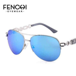 Planet Gates C3 blue FENCHI Sunglasses Women Driving Pilot Classic Vintage Eyewear Sunglasses High Quality Metal Brand Designer Glasses UV400