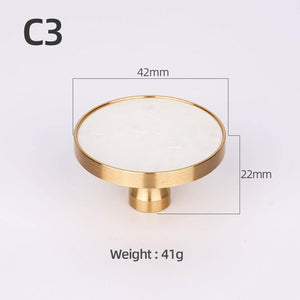 Brass Furniture Handles Elegant Door Knobs and Handles for Cabinet Kitchen Cupboard Drawer Pulls Wall Hanging Hooks Shell Resin