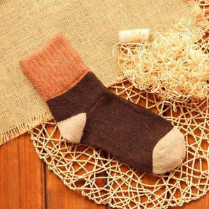 Planet Gates c3 / China / Free Size Quality winter vintage thicken warm rabbit wool women socks female fashion patchwork retro thermal cotton socks 5pairs/lot