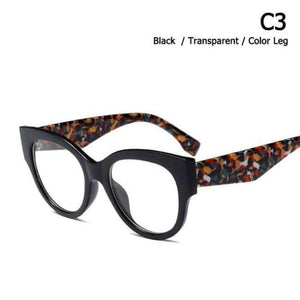 Planet Gates C3 JackJad 2018 Fashion Women Vintage Cat Eye Style Plain Glasses Classic Brand Design Eyewear Frame Glasses Oculos De Grau 92161