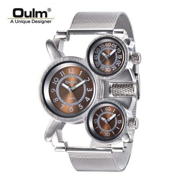 Planet Gates C3 Men's Watches Casual Quartz Watch Men Three Dial Outdoor Sports Leather Watch relogio masculino