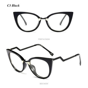 Planet Gates C3 mimiyou Fashion High-Quality Cat Eye Glasses Frame Women Optical Eyewear Lady Eyeglasses Frame Clear UV400 Brand Designer oculos