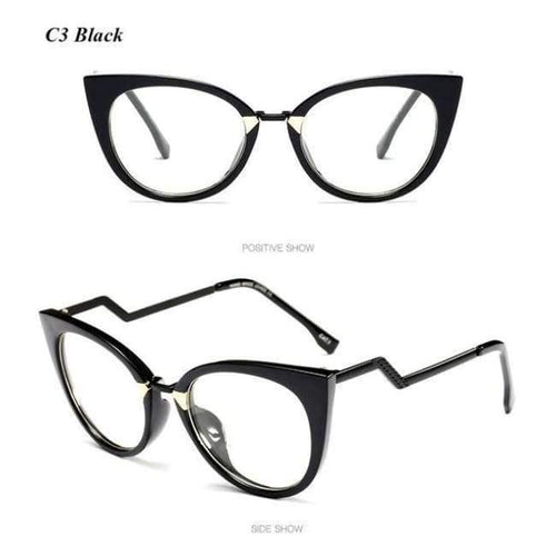 Planet Gates C3 mimiyou Fashion High-Quality Cat Eye Glasses Frame Women Optical Eyewear Lady Eyeglasses Frame Clear UV400 Brand Designer oculos