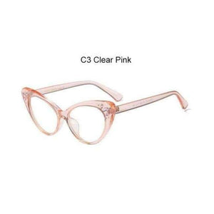 Planet Gates C3 Pink 2018 cat eye glasses frame women Vintage transparent Rhinestone eyewear frames luxury clear Pink nerd fashion eyeglasses oculos