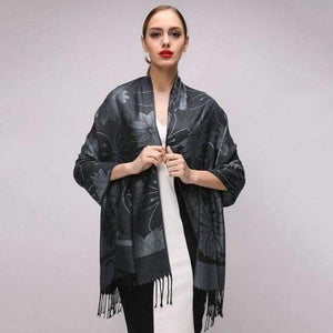 Planet Gates C33 / 180x70cm Winter Scarf Women Silver pashmina Jacquard Wraps shawl Echarpes Femme Long scarves pashmina cachecol feminino inverno