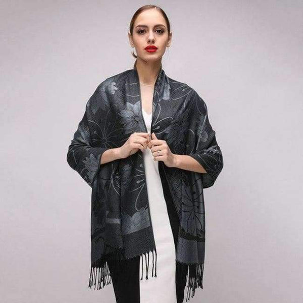 Planet Gates C33 / 180x70cm Winter Scarf Women Silver pashmina Jacquard Wraps shawl Echarpes Femme Long scarves pashmina cachecol feminino inverno