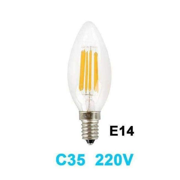 Planet Gates C35 E14 220V / 6W / Cold White Gitex Antique LED E27 Bulb Retro Lamp 220V 2W 4W 6W 8W LED Filament Light E14 Glass Ball Bombillas LED Bulb Edison Candle Light