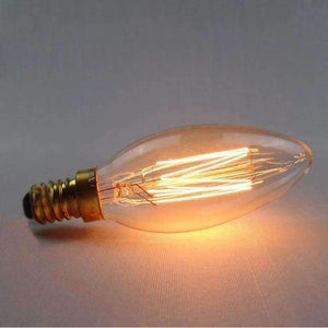 Planet Gates C35 Fialmant / E27 MACLOU Vintage Edison Bulb E27 220V Retro Lamp 40WAmpoule Vintage Light Bulb Edison Lamp Incandescent Light Filament Edison Bulb