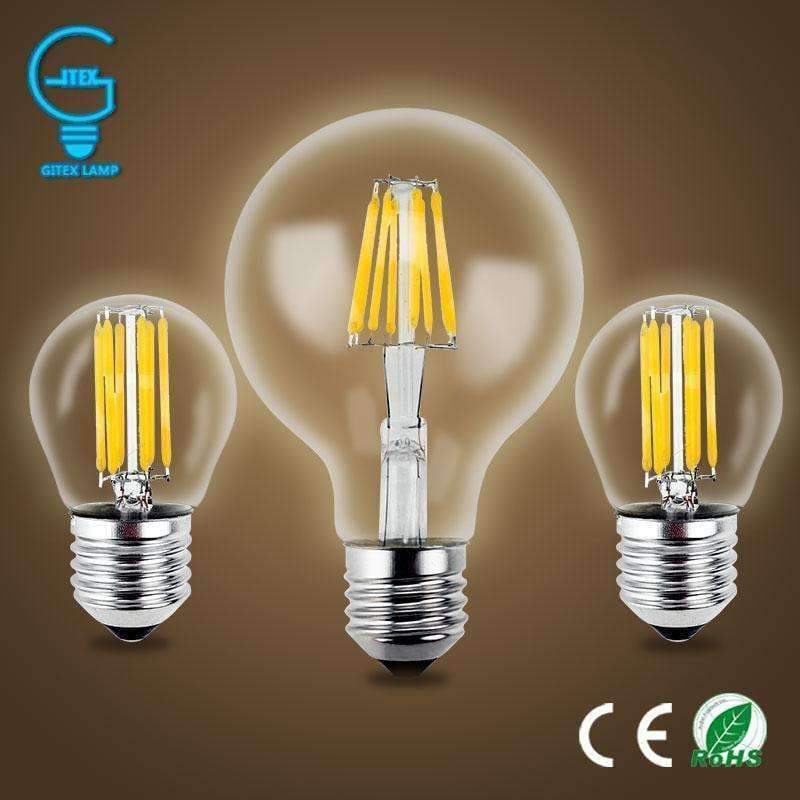 Planet Gates C35L E14 220V / 6W / Cold White Gitex Antique LED E27 Bulb Retro Lamp 220V 2W 4W 6W 8W LED Filament Light E14 Glass Ball Bombillas LED Bulb Edison Candle Light