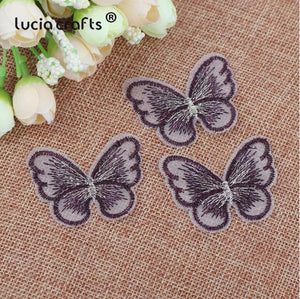 Planet Gates C4 10Pcs 10/12 pcs   Lace Butterfly  Multi-Color Cloth Embroidery Patch  Sew On Polyester DIY Patch  L0919