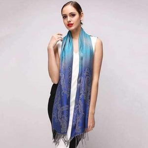 Planet Gates C4 / 180x70cm Winter Scarf Women Silver pashmina Jacquard Wraps shawl Echarpes Femme Long scarves pashmina cachecol feminino inverno