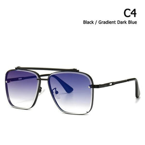Planet Gates C4 Black Blue / UV400 Fashion Classic Mach Six Style Gradient Sunglasses Cool Men Vintage Brand Design Sun Glasses Oculos De Sol 2A102