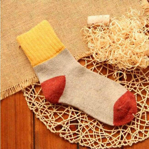 Planet Gates c4 / China / Free Size Quality winter vintage thicken warm rabbit wool women socks female fashion patchwork retro thermal cotton socks 5pairs/lot