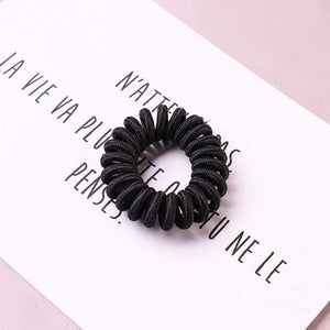 Elastic Knit Telephone Wire Hair Bands Girl Woman Hair Accessories Rubber Band Headwear Hair Rope Spiral Shape Hair Ties