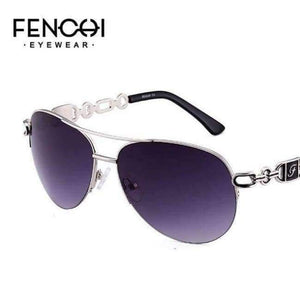 Planet Gates C4 grey FENCHI Sunglasses Women Driving Pilot Classic Vintage Eyewear Sunglasses High Quality Metal Brand Designer Glasses UV400