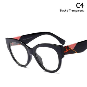 Planet Gates C4 JackJad 2018 Fashion Women Vintage Cat Eye Style Plain Glasses Classic Brand Design Eyewear Frame Glasses Oculos De Grau 92161