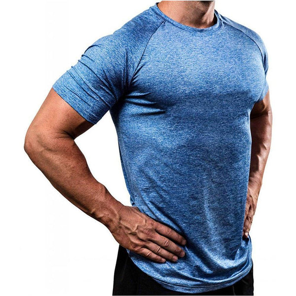Compression Quick Dry Shirts Mens Gyms Fitness T-shirt Superelastic Skinny Tee Shirt Tops Male Jogger Workout Crossfit Clothing