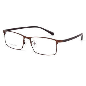 Planet Gates C4 Optical Men Titanium Alloy Eyeglasses Frames for Men Eyewear Flexible Temples Legs IP Electroplating Alloy Spectacles Y7011