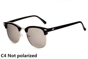 Planet Gates C4 / Polarized Classic Polarized Brand Designer Sunglasses Men Women Retro  High Quality Sun Glasses Rivet Female Male Fashion Mirror Sunglass